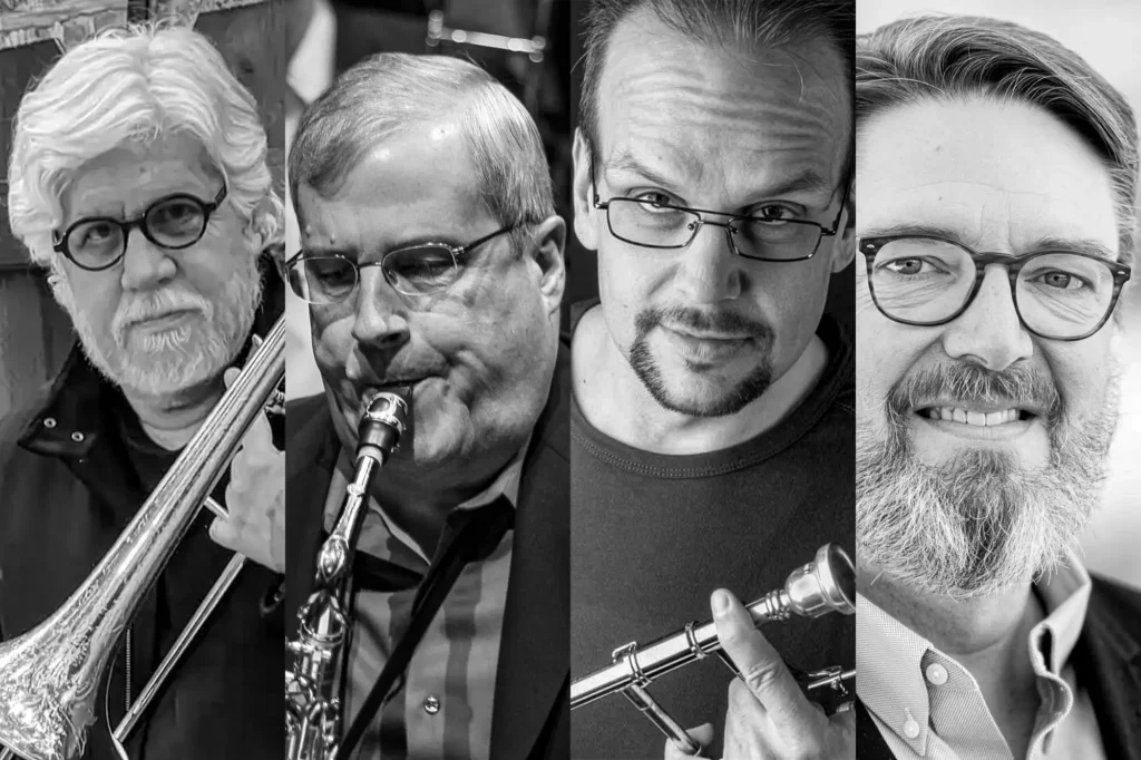 Steve Wiest, Art Bouton, Thomas Matta, and Glenn Kostur